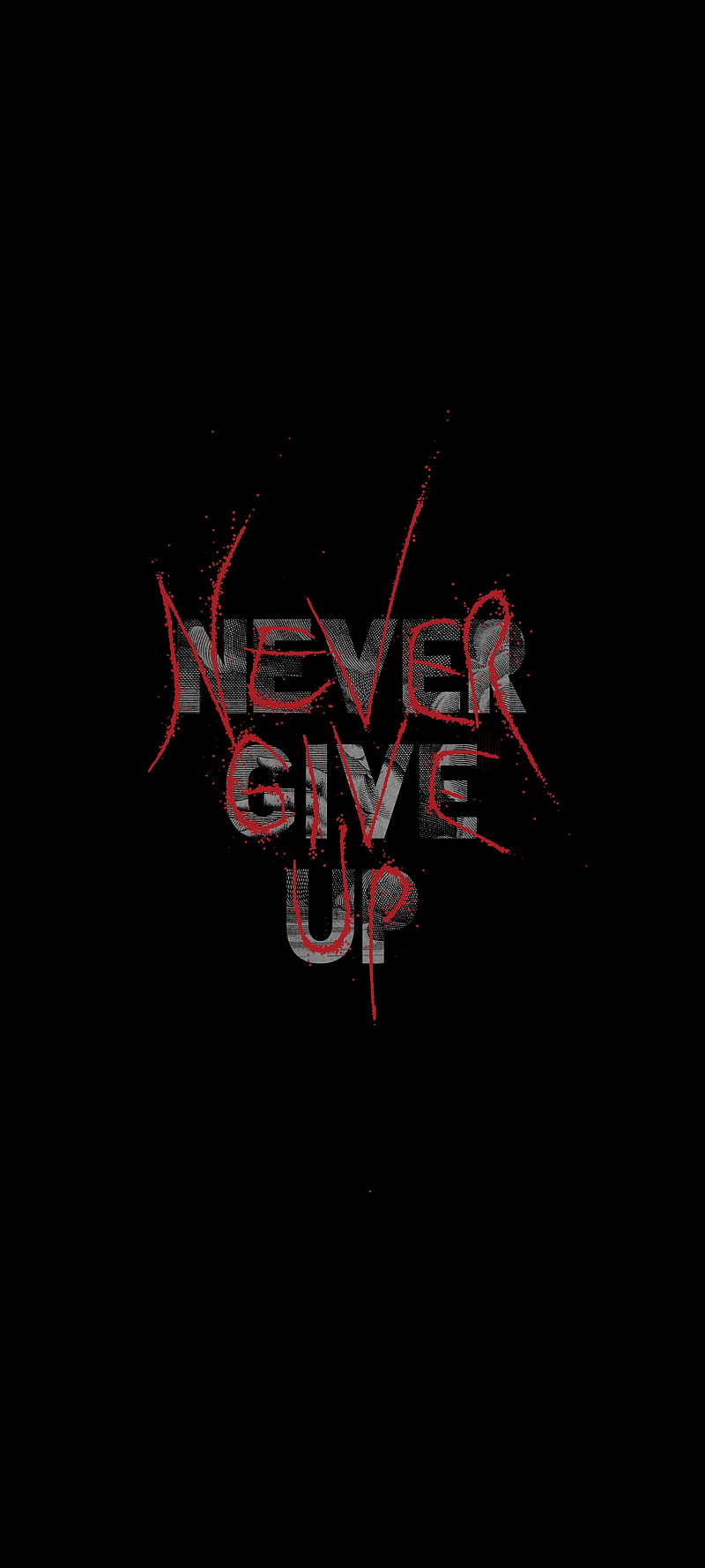 Never Give Up, nevergiveup, amoled, fitness, motivation, gym, bodybuilding,  powerlifting, HD phone wallpaper | Peakpx