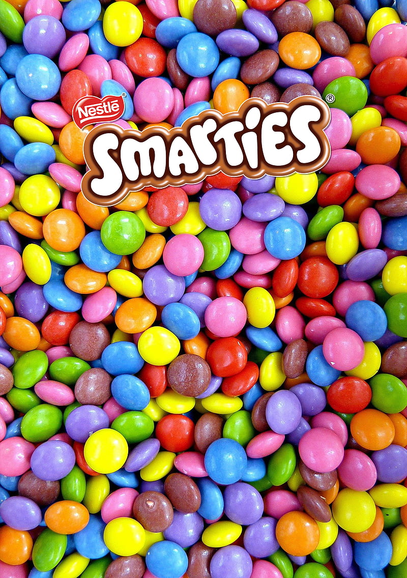 Smarties, candy, chocolate, eat, food, sweets, HD phone wallpaper