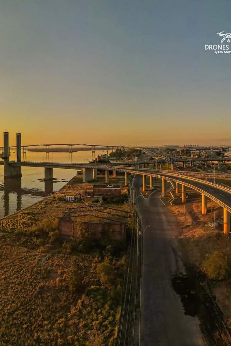 Porto Alegre Brazil, ceu, ponte, HD phone wallpaper