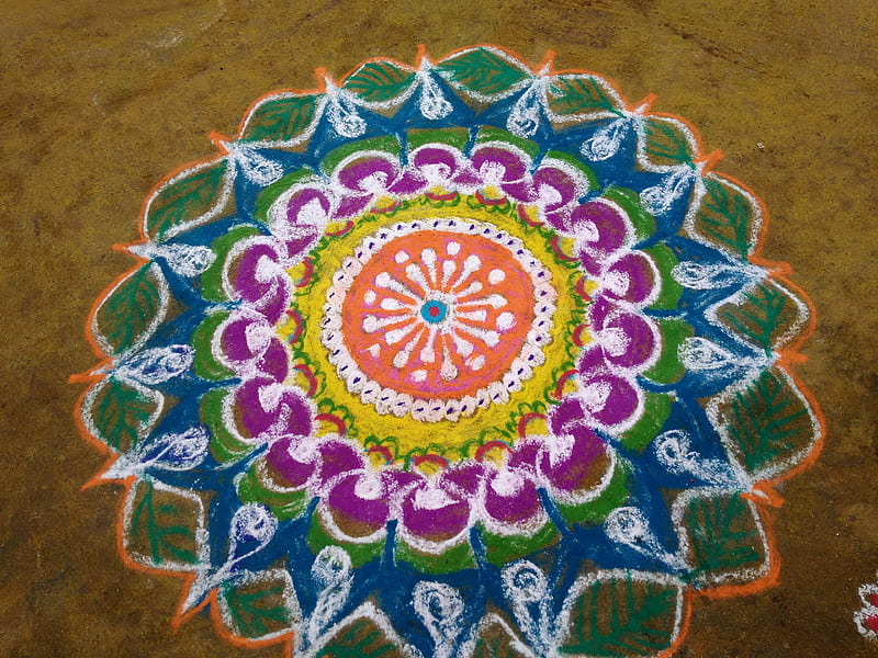 Rangoli, art, coimbatore, desenho, flowers, tamil, HD wallpaper | Peakpx