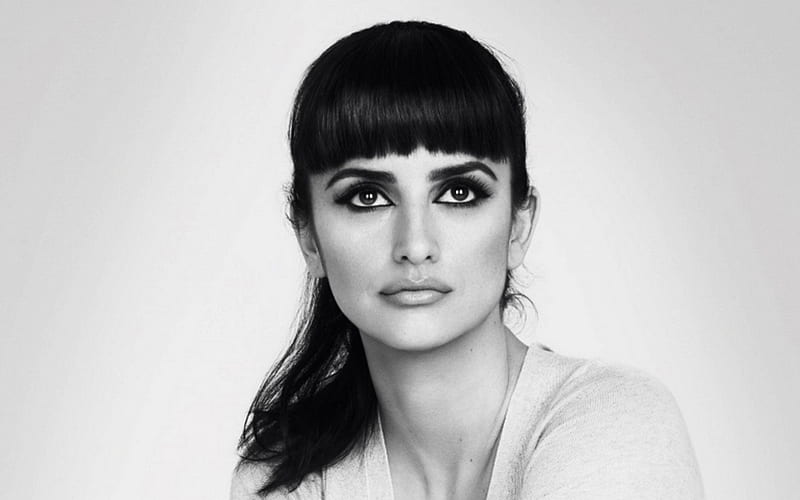 Penelope Cruz Celebrity Models People Black And White Bonito Spanish Actresses Hd