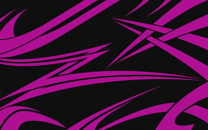 Black Pink Carbon, desenho, black, pink, swooshs, HD wallpaper