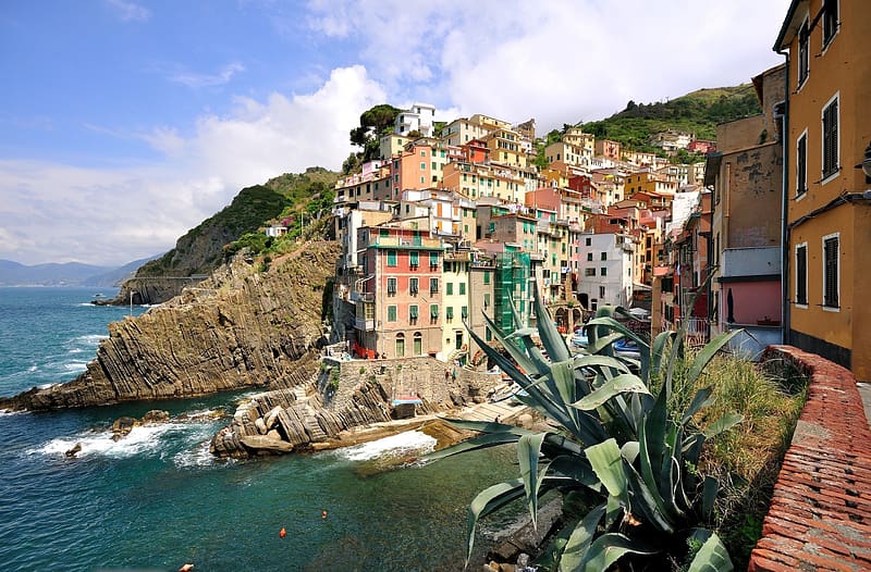 Italy, Riomaggiore, Cinque Terre, , Liguria, Towns, HD wallpaper