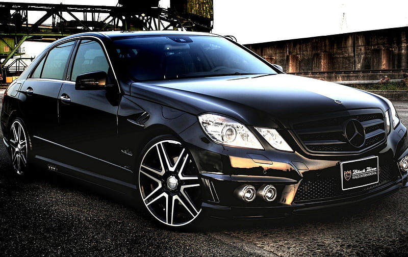 Mercedes E-Class, e-klasse, line, mercedes benz, black, bonito, e-class, tuning, benz, edition, sport, merce, car car, wald, mercedes, HD wallpaper