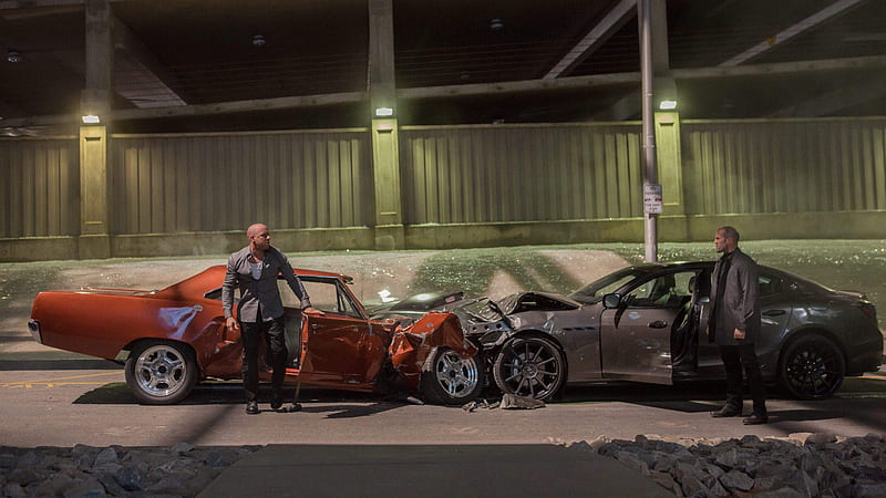 Deckard Shaw Dominic Toretto Jason Statham Vin Diesel Fast And Furious 7, HD wallpaper