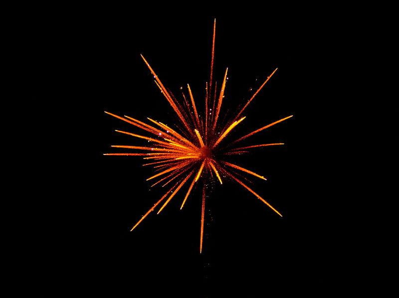 Red Fireworks, color, abstract, newyear, newyou, zabstract, znewyear19, HD wallpaper