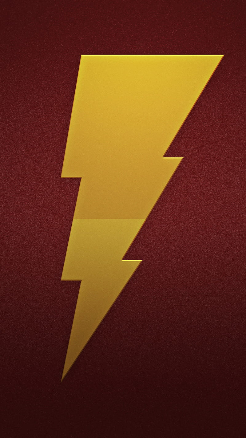 Shazam Logo , artist, digital art, super hero, art work, HD phone wallpaper