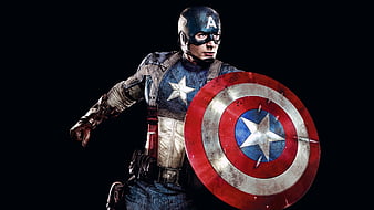 captain america, shield, Movies, HD wallpaper