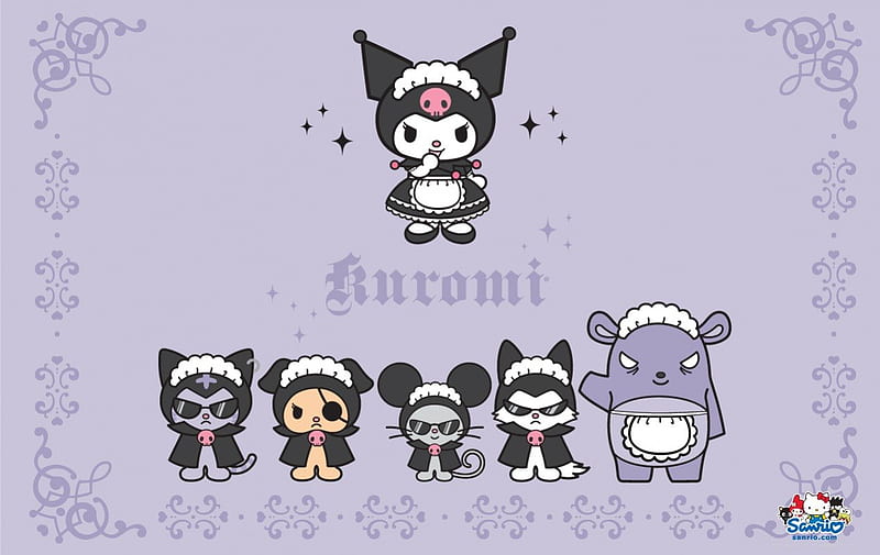 Kuromi  Hello kitty wallpaper Hello kitty iphone wallpaper Cute patterns  wallpaper