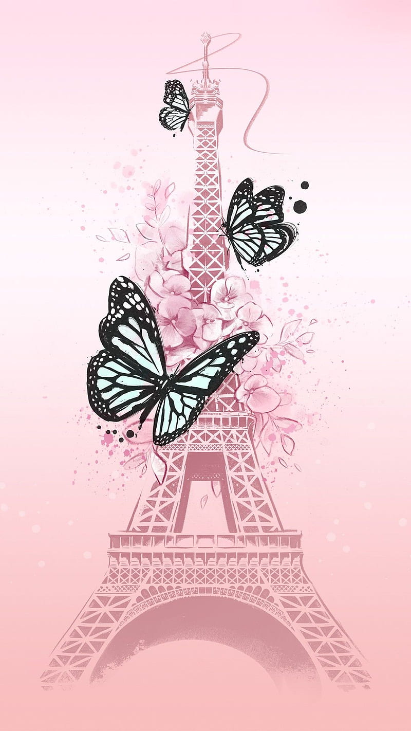 Butterflies, paris, state, HD phone wallpaper | Peakpx