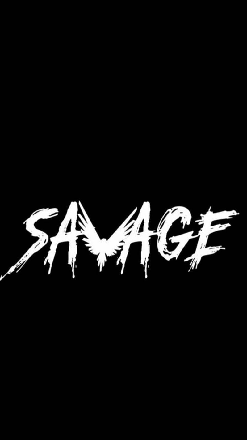 Savage, logo, HD phone wallpaper