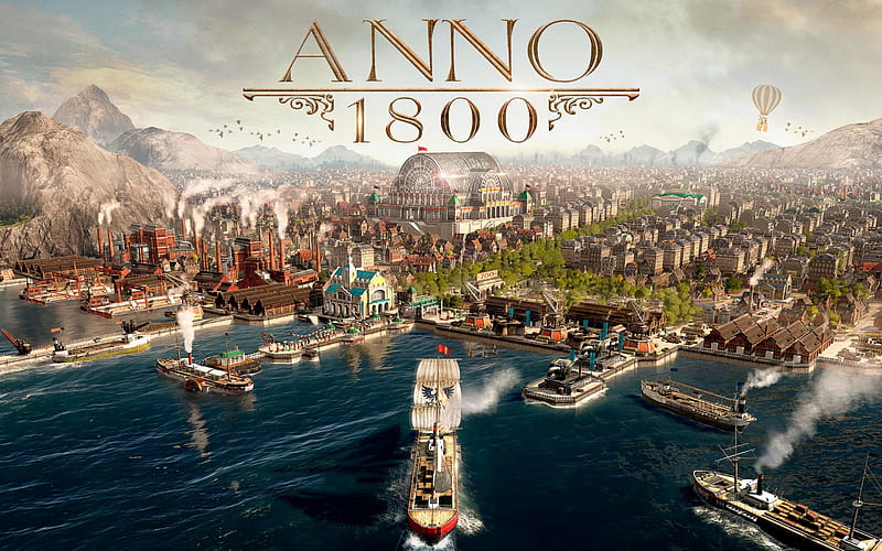 Anno 1800, 2019, poster, promo, strategy, urban planning, HD wallpaper