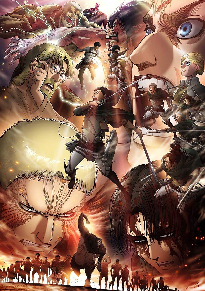 ☤SnK☤(Attack on Titan) - l'Attaque des Titans fond d'écran (35632260) -  fanpop