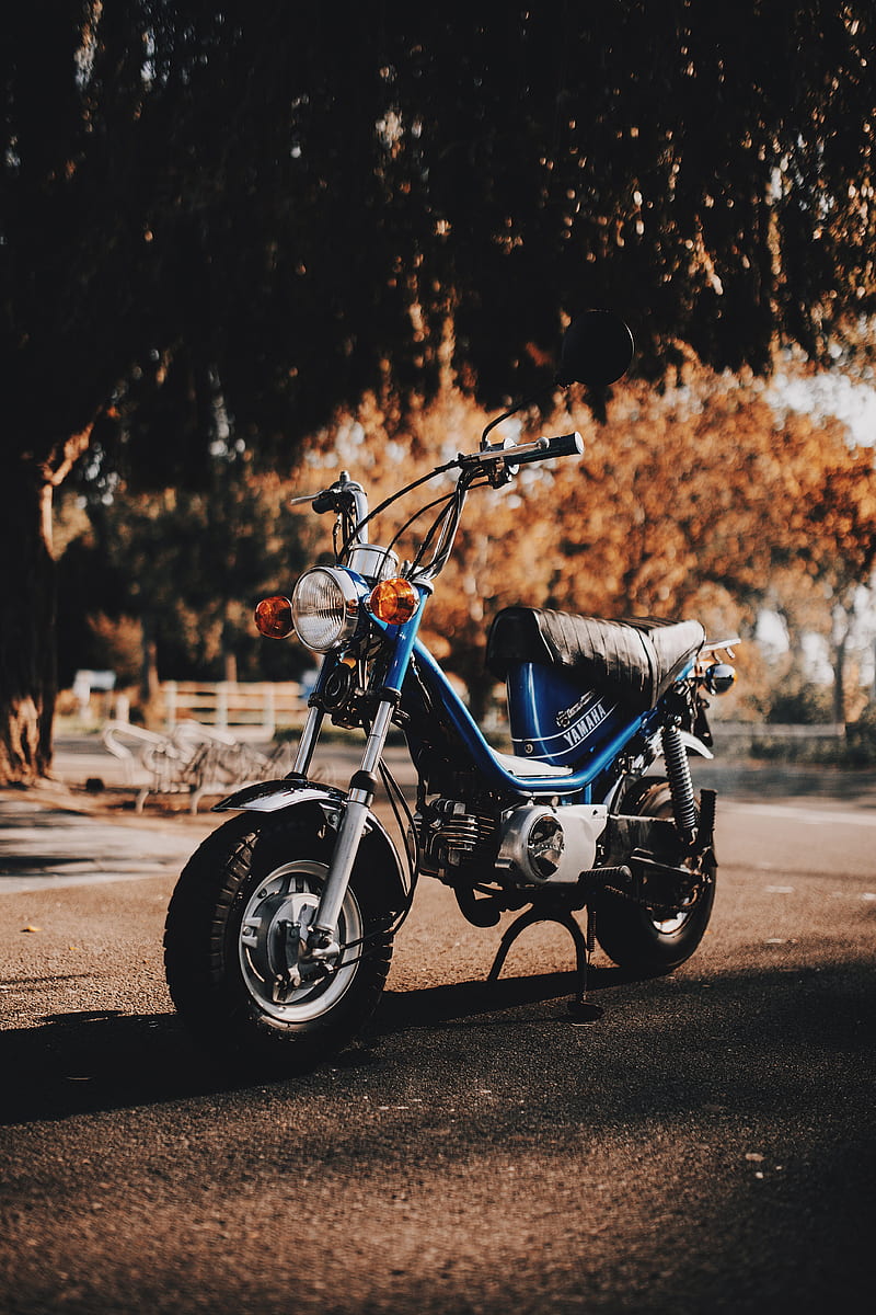 yamaha, bike, motorcycle, headlight, side view, HD phone wallpaper