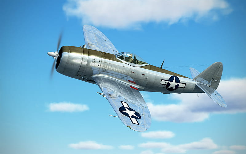Aviones militares, caza bombardero estadounidense, p-47 rayo, p-47d, usaf, segunda  guerra mundial, Fondo de pantalla HD | Peakpx