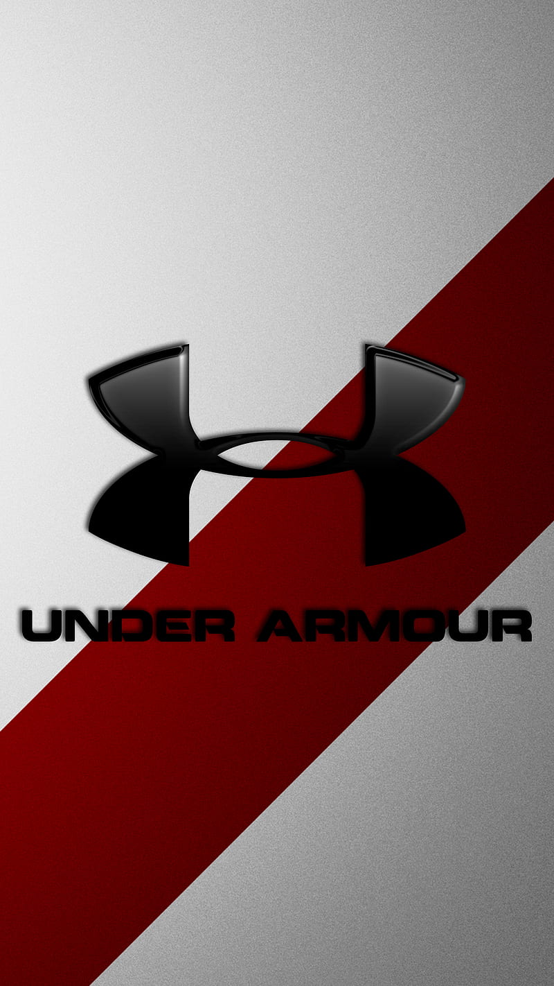Under Armour, 929, armour, atheletic logo, new, red, esports, under, white, HD phone wallpaper