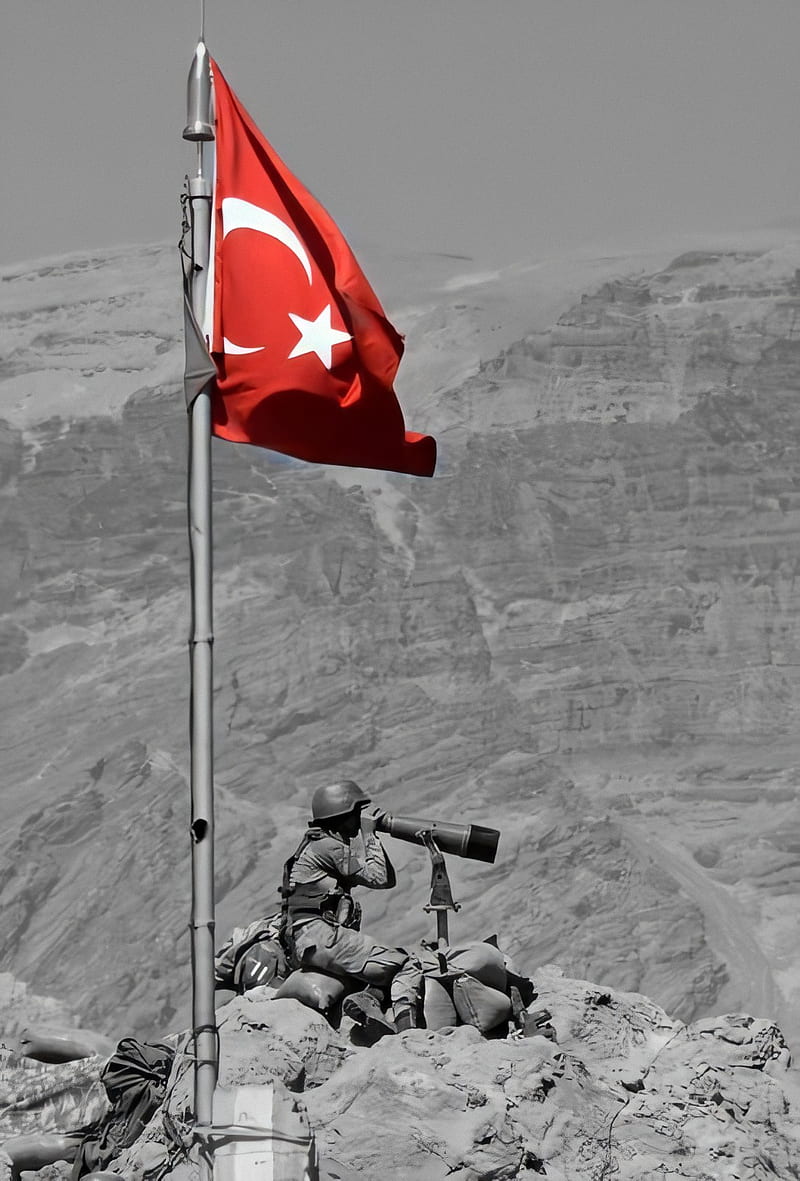 Turk Kara Kuvvetleri, army, flag, soldier, soldiers, turk askeri, turkey, turk bayragi, turkish soldier, turkiye, HD phone wallpaper
