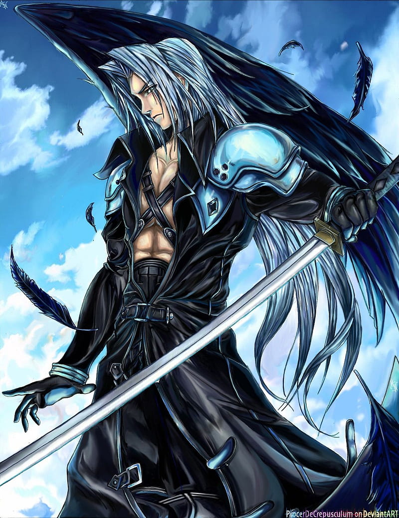 Sephiroth, final fantasy 7, one winged angel, HD phone wallpaper