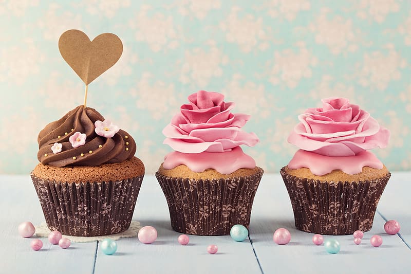 Food, Cream, Sweets, Cupcake, Pastry, Icing, HD wallpaper