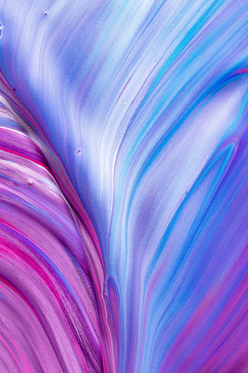 stains, paint, mixing, purple, blue, HD phone wallpaper