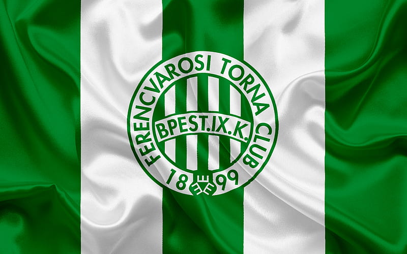 Ferencvarosi TC, Hungarian football club, emblem, Hungary, Ferencvaros, Budapest, football, HD wallpaper