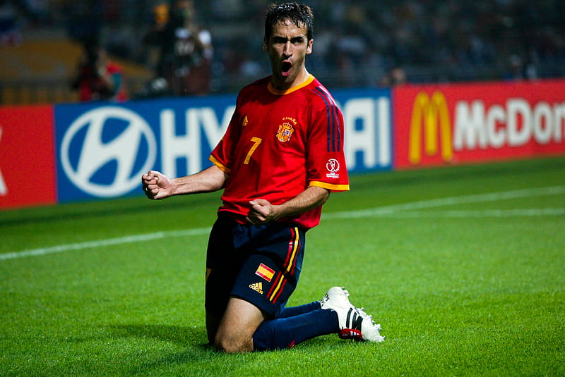 Soccer, Raúl González Blanco, Spain National Football Team, HD wallpaper