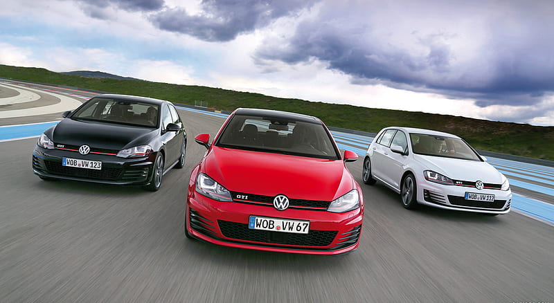 Volkswagen Golf GTI VII Trio - Front, car, HD wallpaper | Peakpx