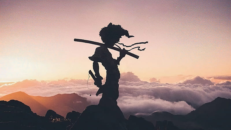 Afro Samurai, afro-samurai, anime-boy, anime, artist, artwork, digital-art, HD wallpaper