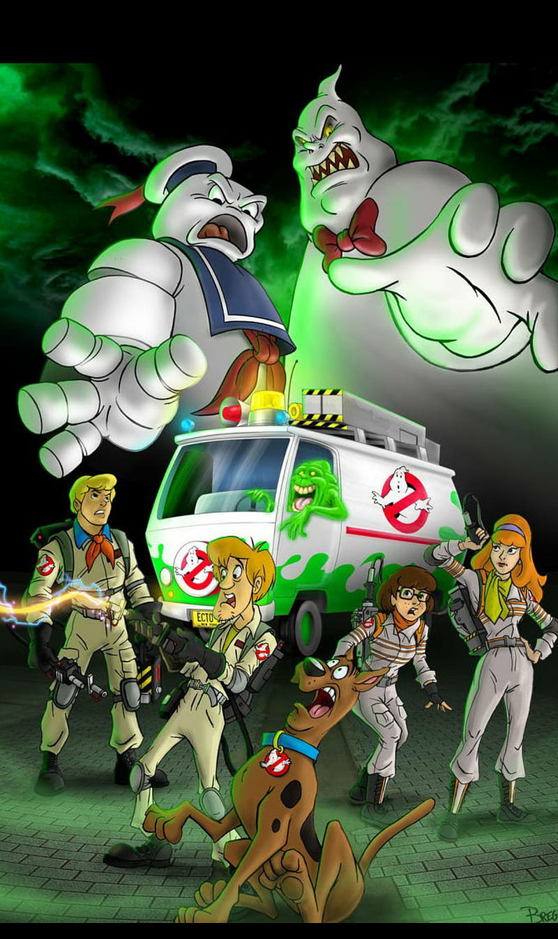 Ghostbusters Scooby, ghostbusters, scooby doo, HD phone wallpaper