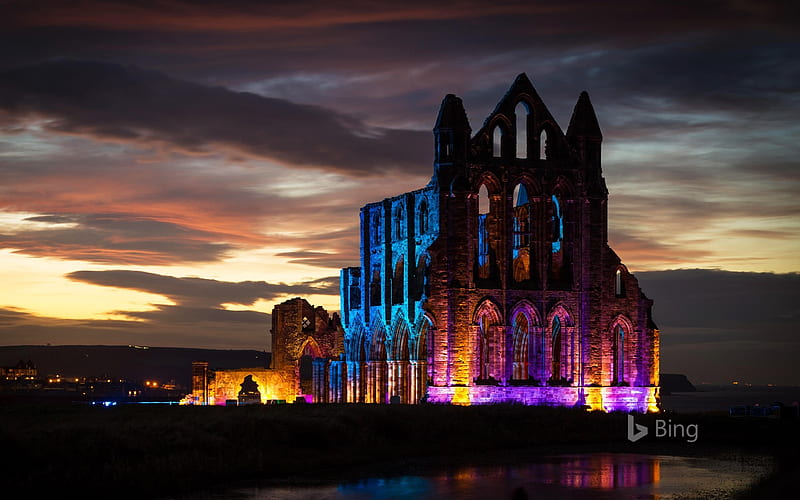 North Yorkshire Whitby Abbey Bing 2018, HD wallpaper