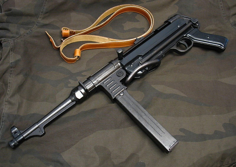 MP 40, smg, firearm, weapon, shoot, HD wallpaper