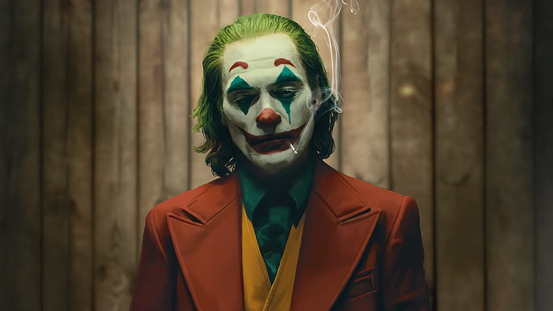 Joker Smoking Cigratte, joker, superheroes, artwork, artstation, HD wallpaper