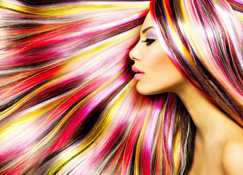HD girl profile colorful wallpapers