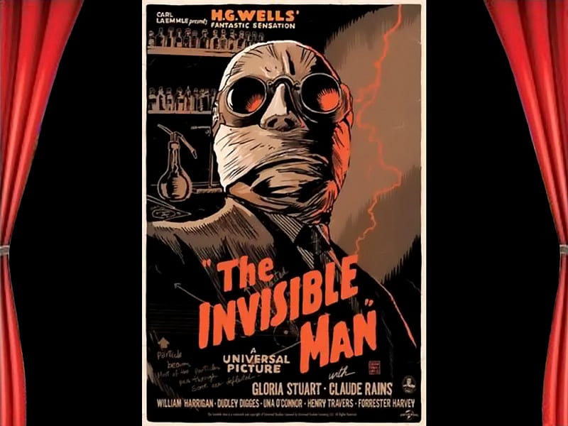 The Invisible Man03, posters, The Invisible Man, horror, classic movies, HD wallpaper