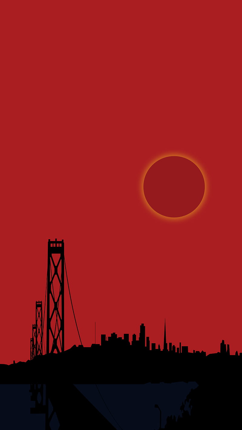 San Francisco, 929, ca, california, minimal, skyline, HD phone wallpaper