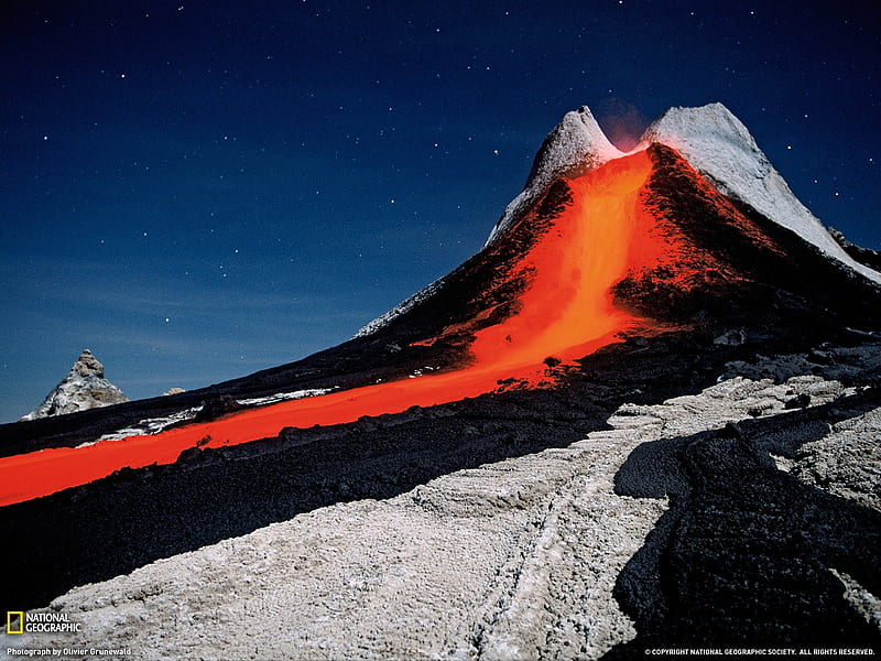 Volcano Tanzania-National Geographic 2011 Best, HD wallpaper