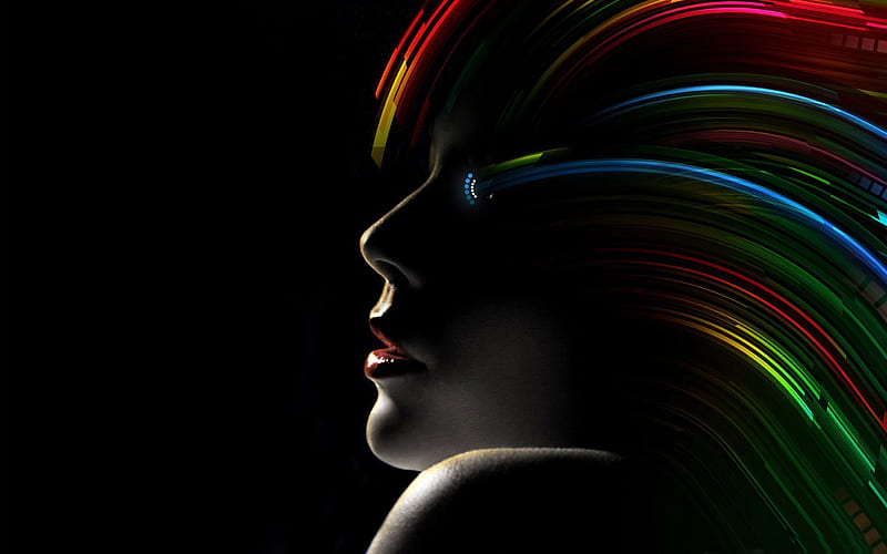 hair rainbow-HIGH Quality, HD wallpaper