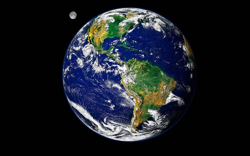 earth, world, globe, planet, HD wallpaper
