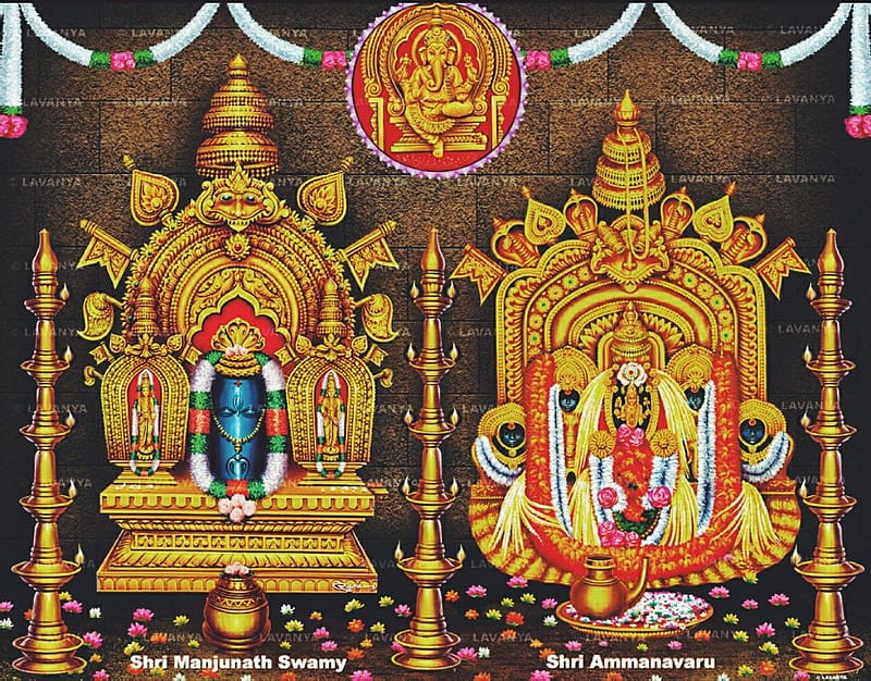 Temple Deities, Dharmasthala, HD wallpaper