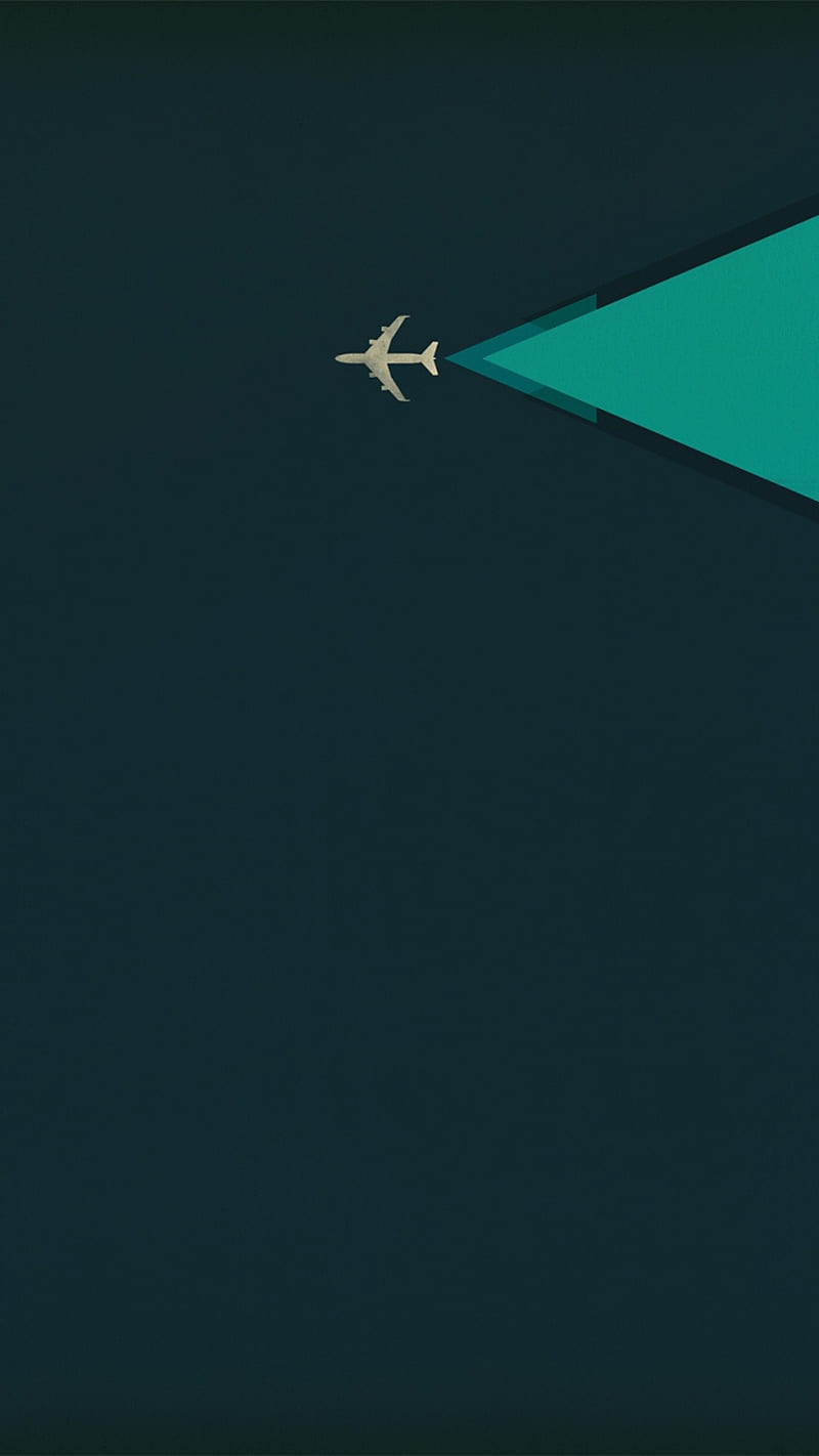 Minimalista 2, avion, minimalist, HD phone wallpaper | Peakpx