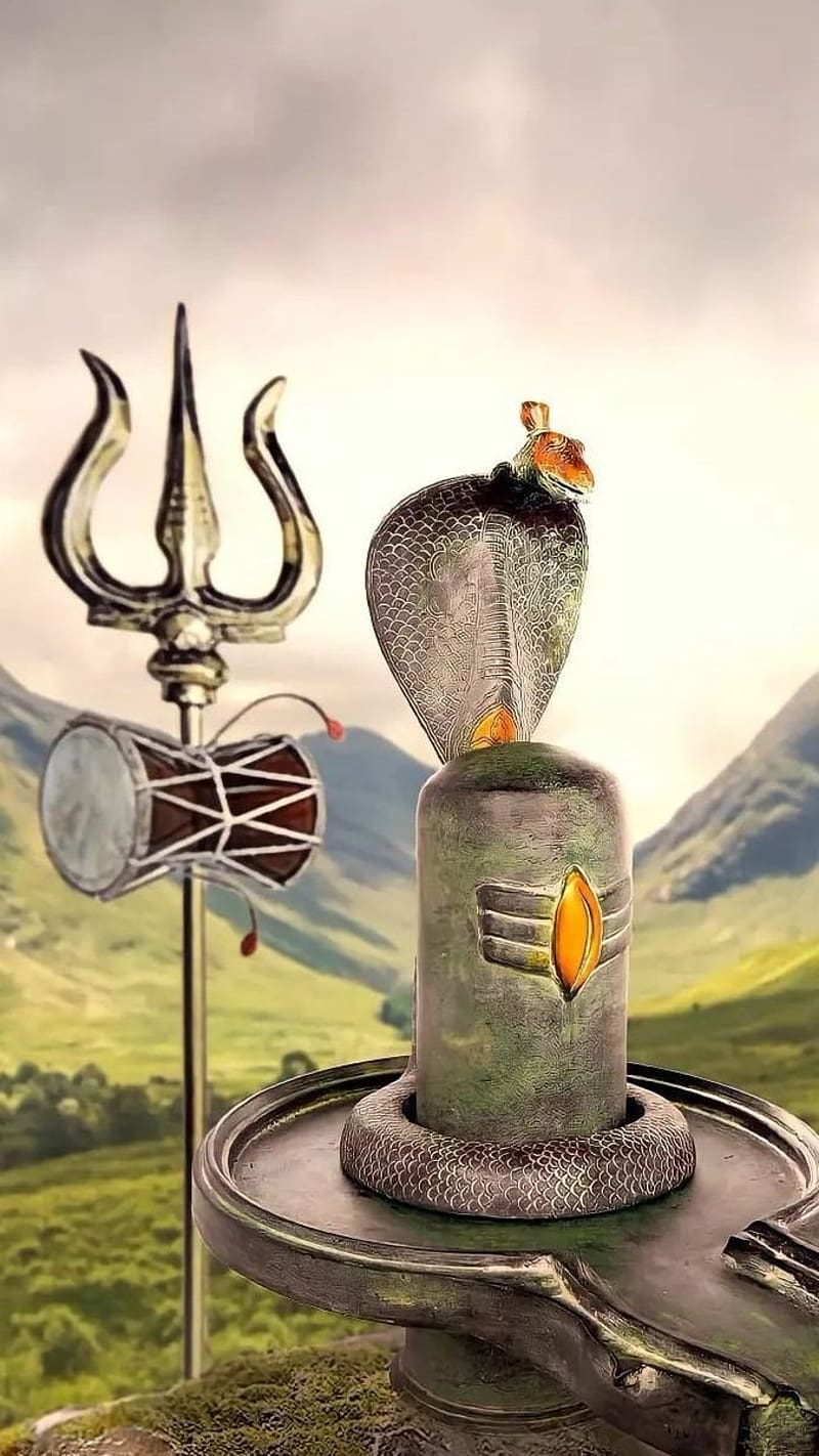 Shiva Linga Wallpaper 4K, Lord Shiva, Hindu God, Mahadev