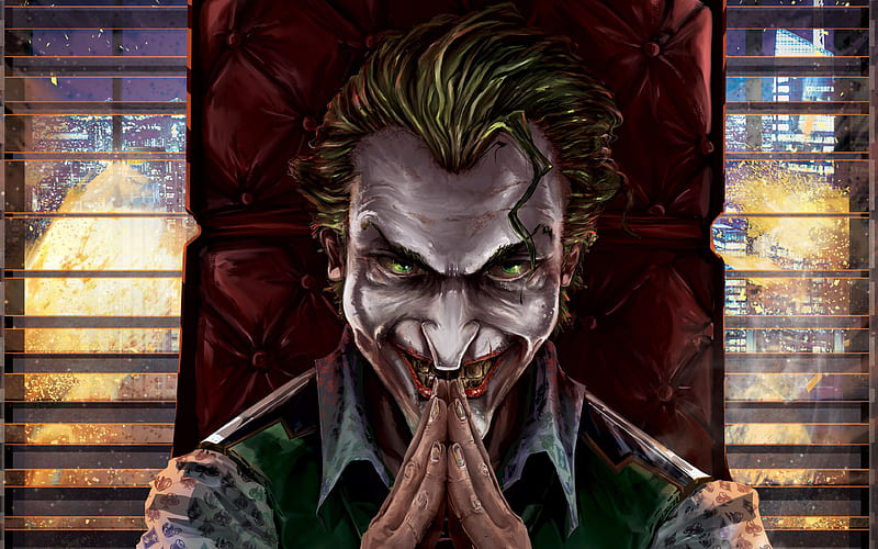 Joker, artwork, anti-hero, creative, superheroes, antagonist, HD wallpaper