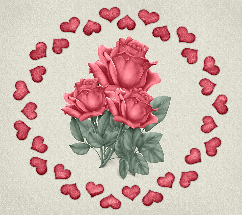 Love Roses, pink, romantic, valentines, HD wallpaper | Peakpx