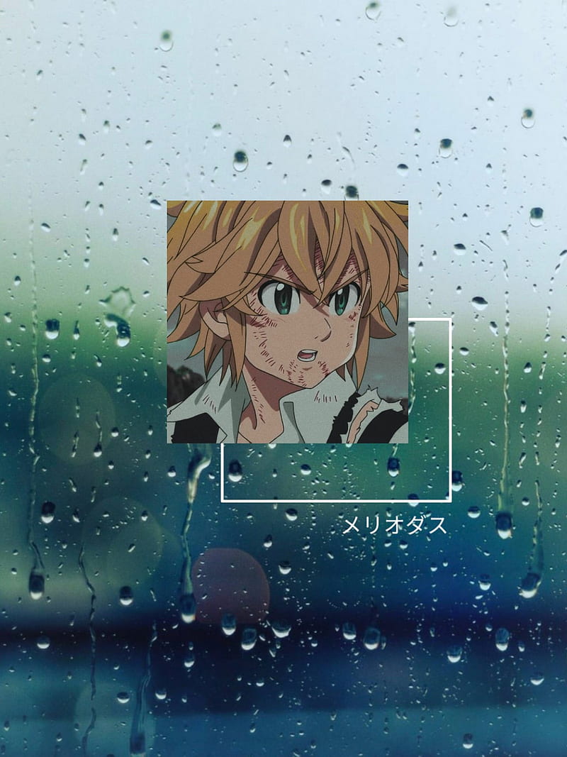 Meliodas, anime, rain, tumblr, HD phone wallpaper | Peakpx