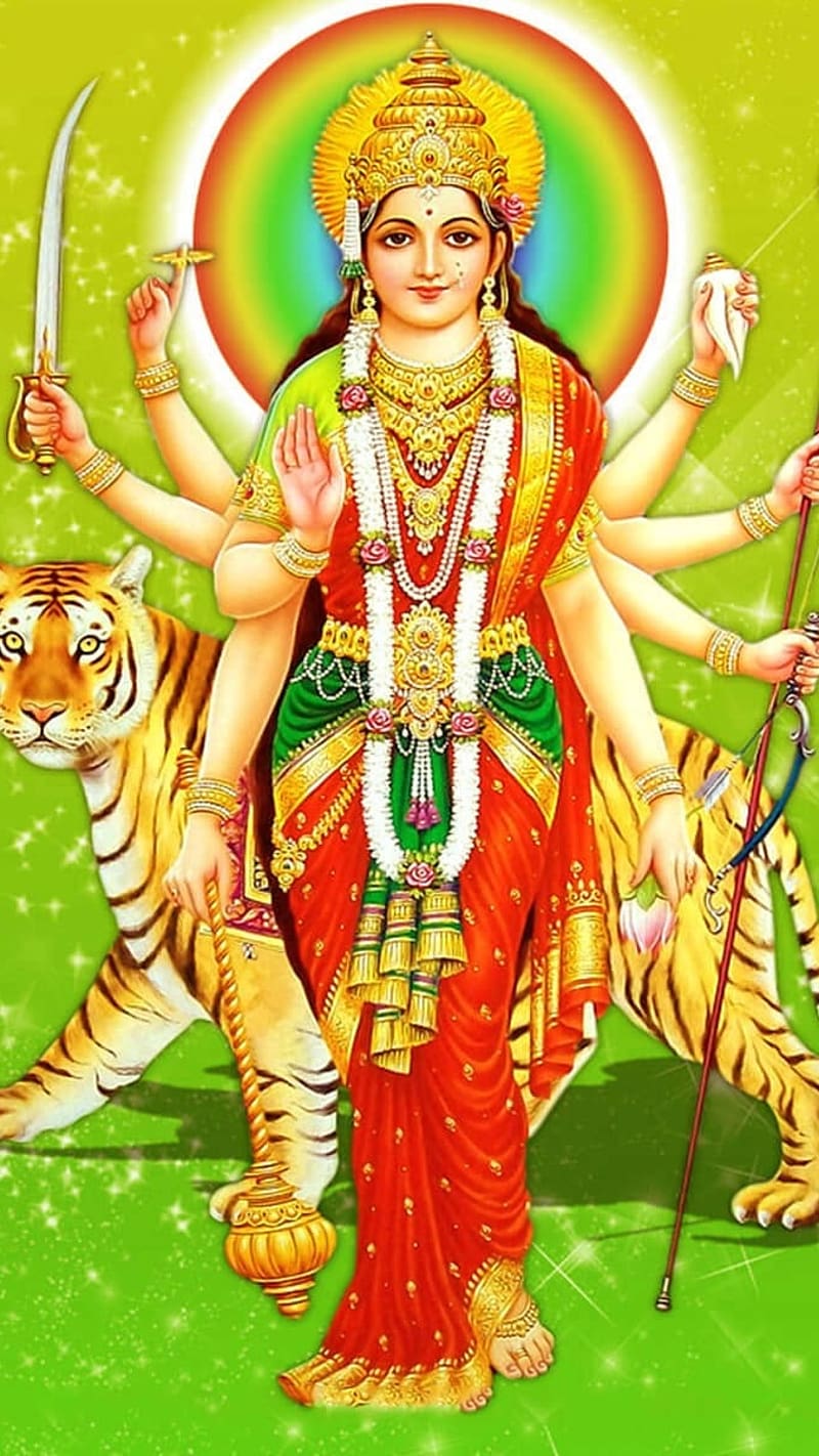 Durga Ji Ka , lord durga, lord, god, HD phone wallpaper