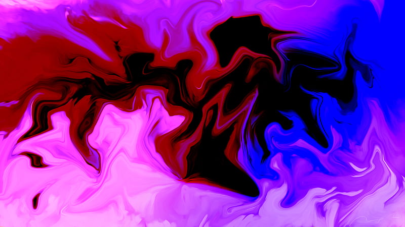 Artistic Liquefy Swirl Digital Art, HD wallpaper
