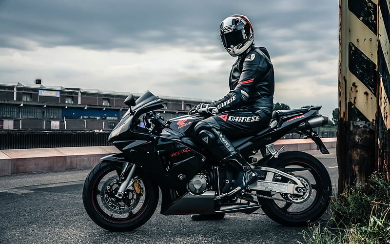 Honda CBR1000RR, superbikes, rider, sportbikes, black motorcycle, honda, HD  wallpaper | Peakpx