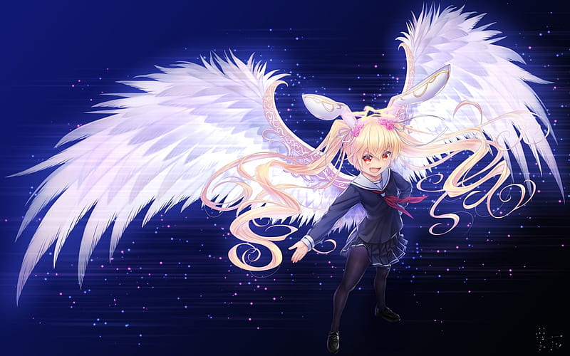 Wallpaper  illustration blonde long hair anime girls wings armor red  eyes sword wing fairy fictional character mythical creature 2952x4169   ChipChap90  275387  HD Wallpapers  WallHere