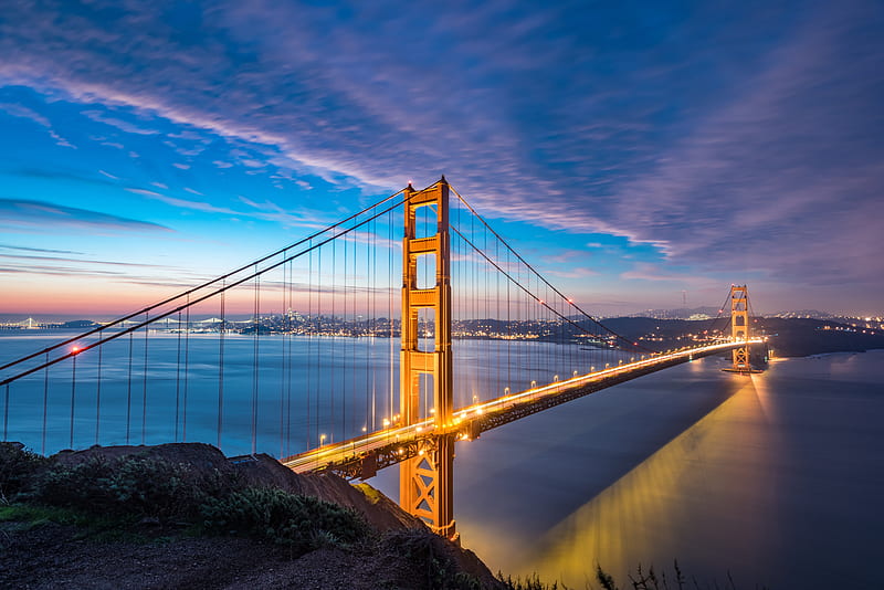 Golden Gate Bridge , golden-gate-bridge, bridge, san-francisco, world, HD wallpaper
