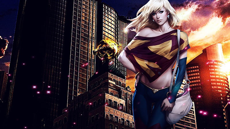 DC Comics Super Girl, supergirl, HD wallpaper